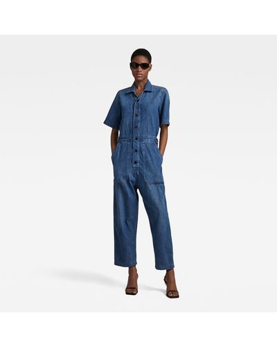 G-Star RAW Jumpsuit Relaxed - Blauw