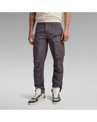G-Star RAW Pantalon Rovic Zip 3D Regular Tapered - Gris