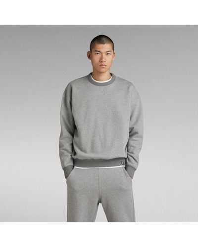 G-Star RAW Unisex Essential Loose Sweater - Grijs