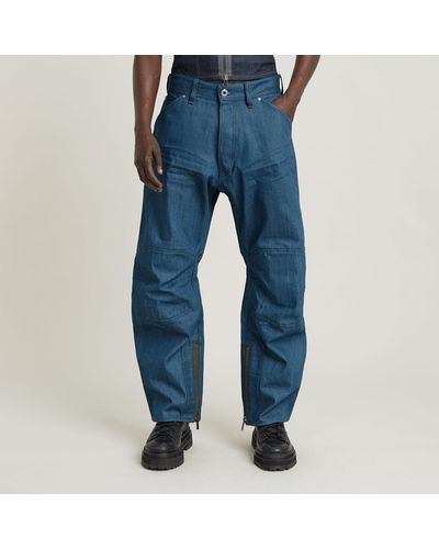 G-Star RAW Bb 5620 3d Wide Jeans Unisex - Blauw