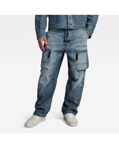 G-Star RAW Multi Pocket Cargo Relaxed Jeans - Blauw