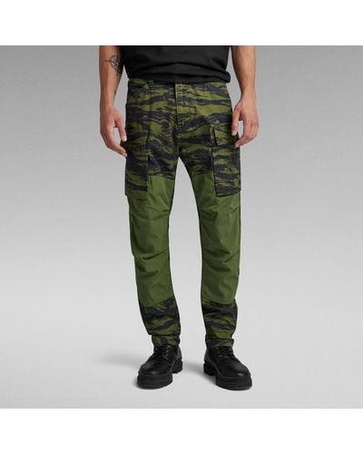 G-Star RAW Pantalon Cargo 3D Regular Tapered 2.0 - Vert