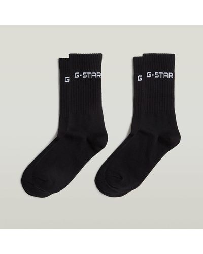 G-Star RAW Sport Socken 2-Pack - Schwarz