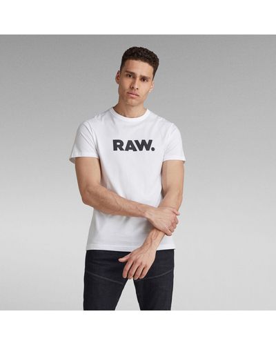 G-Star RAW T-Shirt Holorn R - Blanc