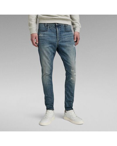 G-Star RAW D-staq 3d Slim Jeans - Blauw