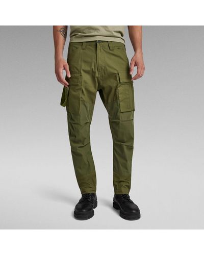 G-Star RAW Pantalon Cargo 3D Regular Tapered 2.0 - Vert