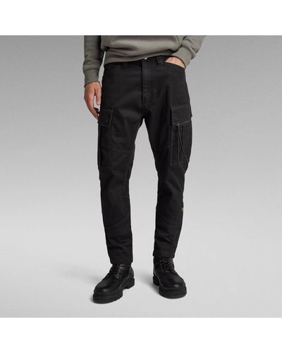 G-Star RAW Pantalon Cargo Zip Pocket 3D Skinny 2.0 - Noir