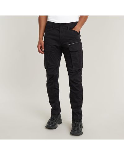 G-Star RAW Pantalon Rovic Zip 3D Regular Tapered - Noir