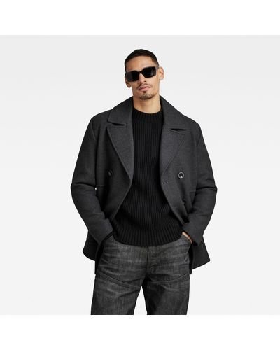 G-Star RAW Caban Premium Wool - Noir