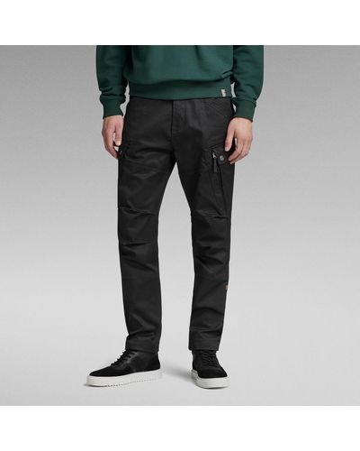 G-Star RAW Pantalon Zip Cargo Regular Tapered - Noir