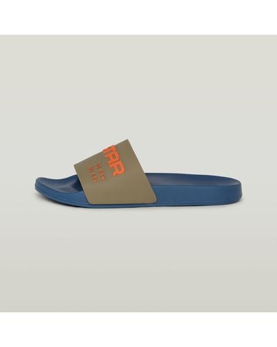 G-Star RAW Cart V TPU Pantolette - Blau