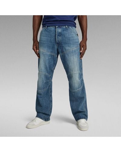 G-Star RAW 5620 G-star Elwood 3d Loose Jeans - Blauw