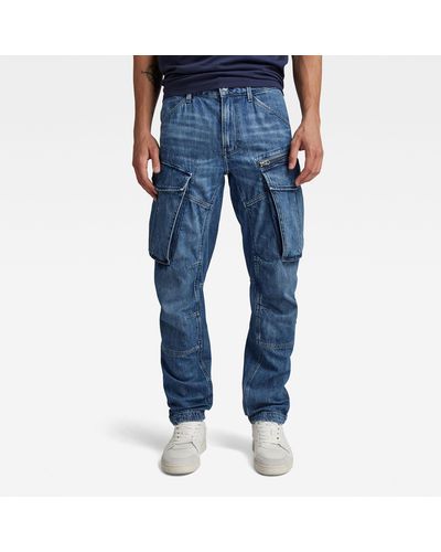 G-Star RAW Rovic Zip 3d Regular Tapered Denim Jeans - Blauw