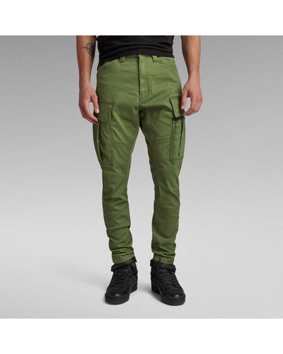 G-Star RAW Pantalon Cargo Zip Pocket 3D Skinny 2.0 - Vert