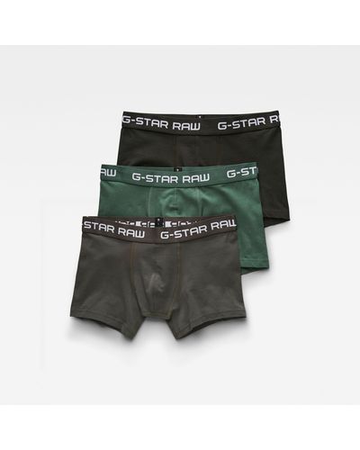 G-Star RAW Classic Boxershorts Color 3 Pack - Grün