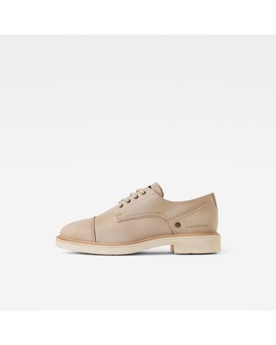 G-Star RAW Chaussures Vacum II Washed Leather - Neutre