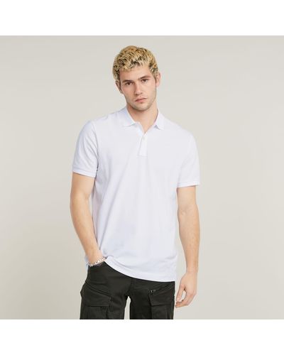 G-Star RAW Polo Dunda Slim - Blanc