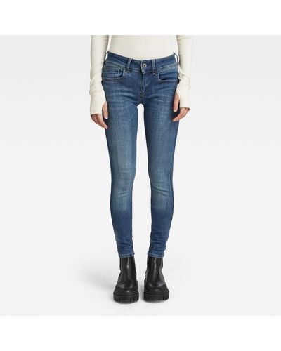 G-Star RAW Jean Lynn Skinny - Bleu