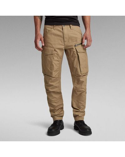 G-Star RAW Pantalon Rovic Zip 3D Regular Tapered - Neutre