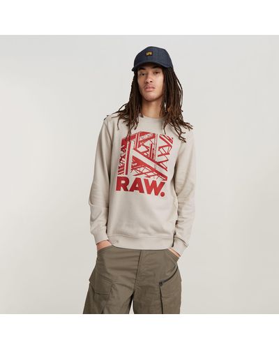 G-Star RAW Construction Sweater - Wit