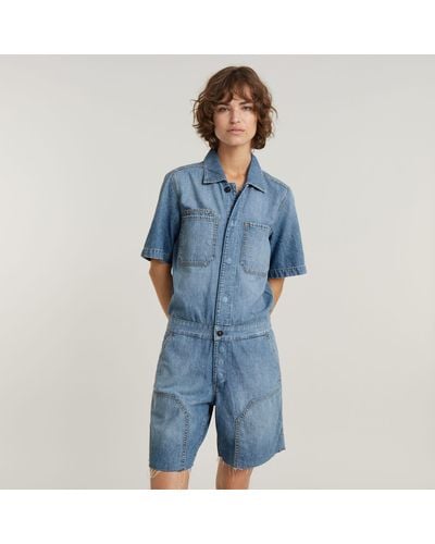 G-Star RAW Painter Short Overall - Blau