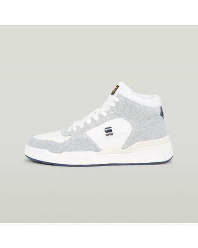 G-Star RAW Attacc III Mid Denim Sneaker - Weiß