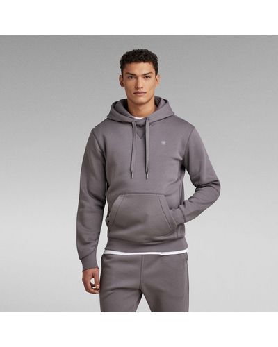 G-Star RAW Premium Core Hooded Sweatshirt - Grau