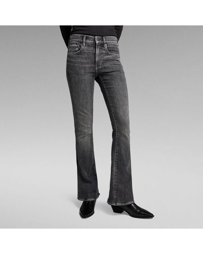 G-Star RAW 3301 Flare Jeans - Grau