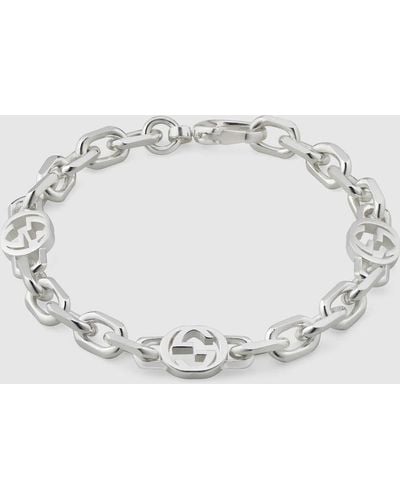 Gucci Interlocking G Chain Bracelet - Metallic