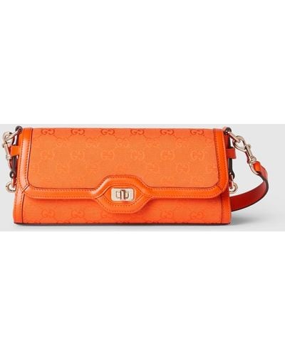 Gucci Luce Small Shoulder Bag - Orange