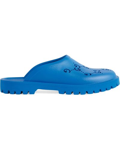 Gucci Slip On Sandal - Blue