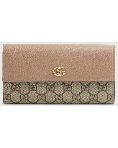 Gucci GG Marmont Continental Wallet - Natural