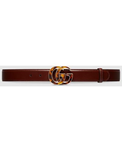 Gucci GG Marmont Belt - Brown