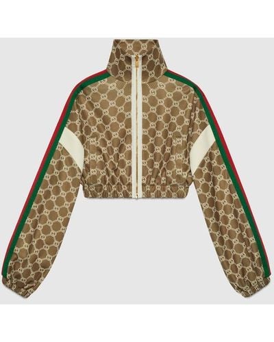 Gucci Interlocking G Zipper Jacket - Green