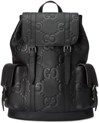 Gucci Jumbo GG Backpack - Black