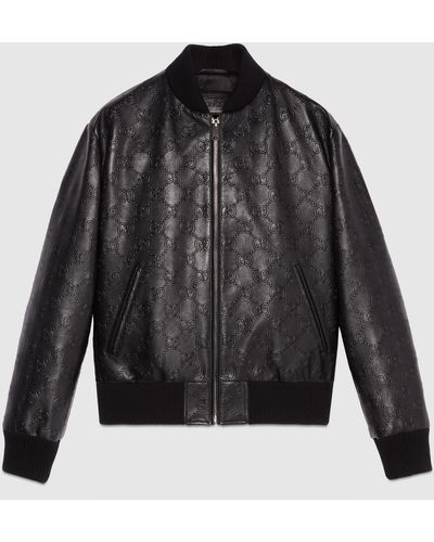 Gucci Leather jackets for Men | Black Friday Sale & Deals up to 26% off |  Lyst