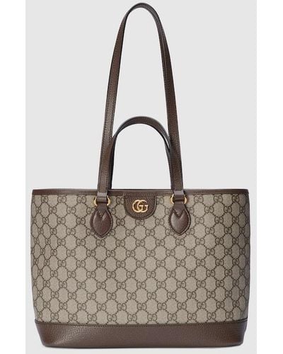 Gucci Ophidia GG Mini Tote Bag - Gray