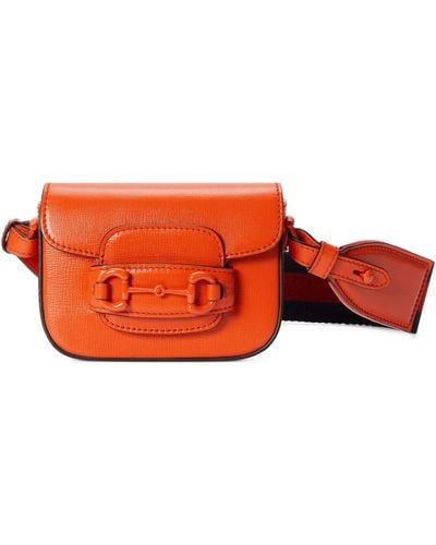 Gucci 1955 Horsebit Mini Bag - Orange