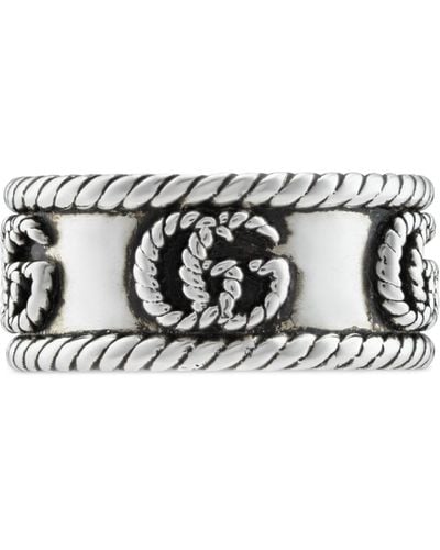 Gucci Double G Ring - Metallic