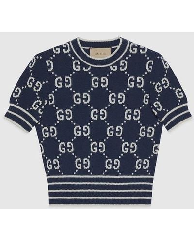 Gucci Short-sleeve tops for Women | Online Sale up to 33% off | Lyst