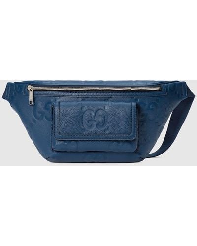 Gucci Jumbo GG Belt Bag - Blue