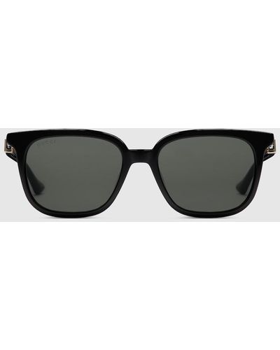 Gucci Square-framed Sunglasses - Black