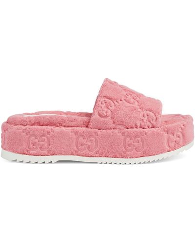 Gucci GG Platform Sandal - Pink