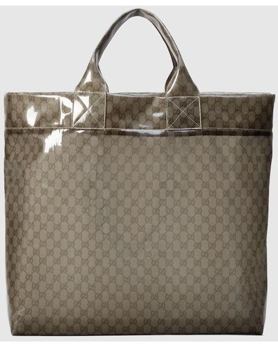 Gucci GG See-through Tote Bag - Green