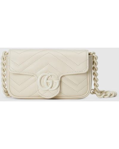 Gucci GG Marmont Belt Bag - White