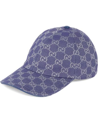 Gucci GG Canvas Baseball Hat - Blue