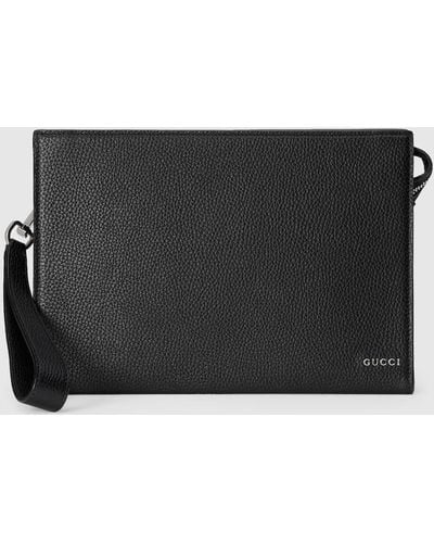 Gucci Pouch With Logo - Black