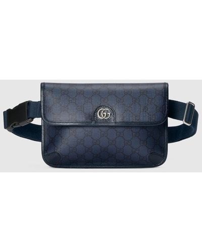 Gucci Ophidia GG Small Belt Bag - Blue