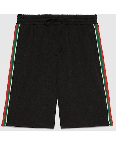 Gucci GG Jacquard Jersey Bermuda Short - Black