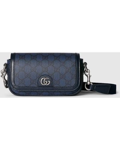 Gucci Ophidia Super Mini Shoulder Bag - Blue